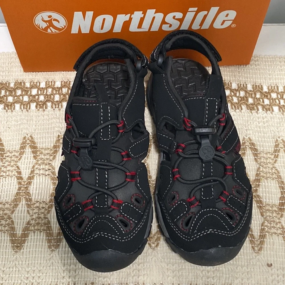 Northside Unisex-Child Burke Sport Sandals Waterproof Black Size Toddler 10
